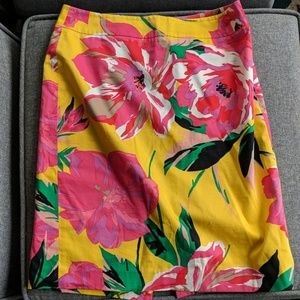 Ann Taylor Pencil Skirt - floral